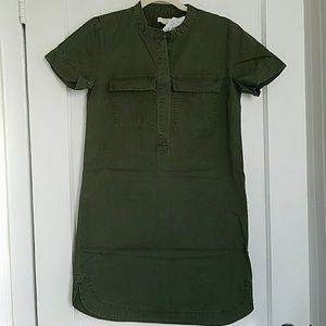 JCREW Army Green Dress